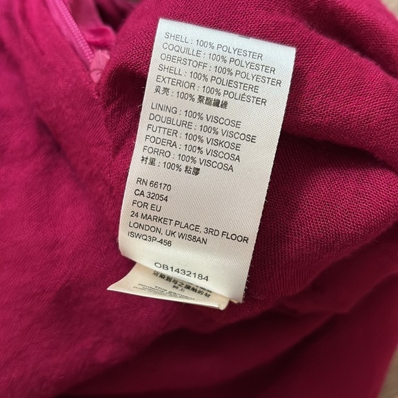 Free People Vivienne Ruched Velvet Mini Skirt - Rose Hypnotic - Raspberry Sz. 4 - Picture 9 of 11